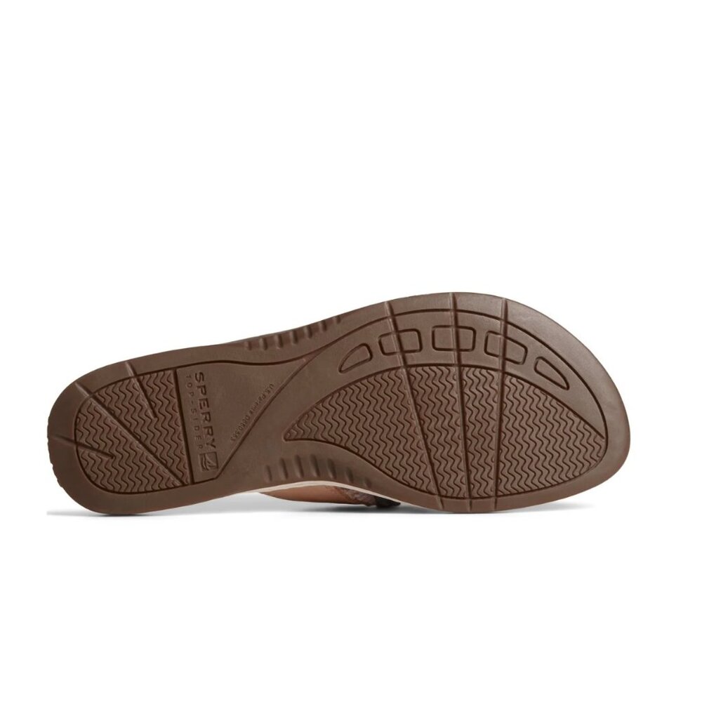 NIB Sperry Parrotfish Braided Sandal Flip Flop Thong Sandals, Flat Heel 6.5 - Picture 6 of 8